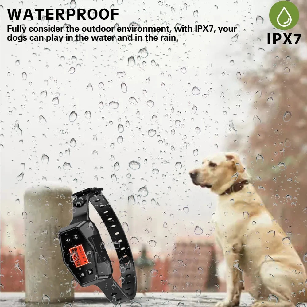 Wireless GPS Pet Fence Dog Tracker Collar Pet Containment System Waterproof Electric Dog Training Collar anti Run Away Safety