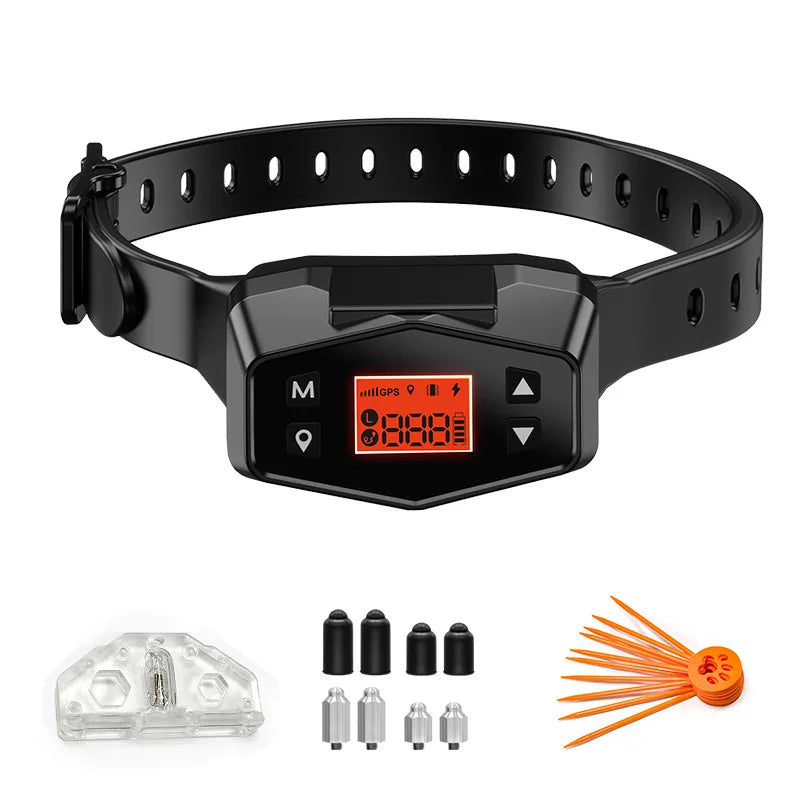 Wireless GPS Pet Fence Dog Tracker Collar Pet Containment System Waterproof Electric Dog Training Collar anti Run Away Safety